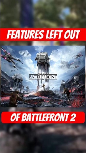 What’s one feature from battlefront 2015 you’re glad never returned? #battlefront2 #starwars #gaming
