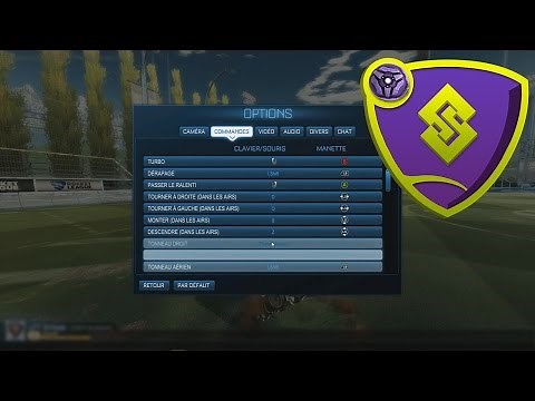 MES COMMANDES CLAVIER/SOURIS - ROCKET LEAGUE
