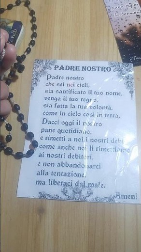 Our Father Prayer in Italian
