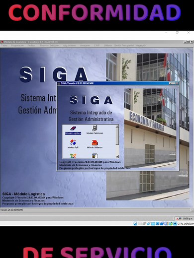 Conformidad de Servicio en el SIGA - Guía Práctica