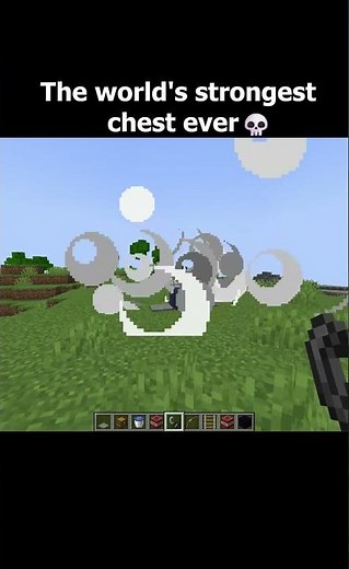 Minecraft unbreakable chest tutorial 😲#minecraft #tutorial #chest #tnt #shorts