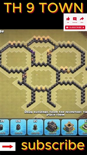 New TH9 Base 2026 – Troll Layout That Confuses Attackers! 😈
