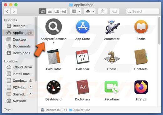 AnalyzerCommand Adware (Mac)