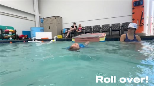 Roll over and float! We love seeing the kiddos know the procedure of being able to roll over onto their back to catch a quick breath! Private lessons will help your child achieve this ☺️ #swimming #explore #watersafe #swimfun #summer | Watersafe Swim School