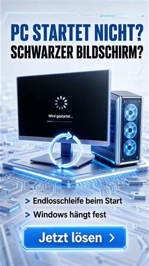 🚨Windows startet nicht? Dein PC fährt nicht mehr hoch und Du weißt nicht warum? 😱#pc #start #repair