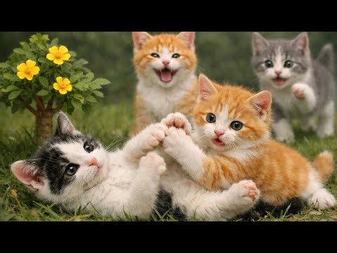 😸🌈Super Relaxing Cat Sounds ASMR Real Meowing & Purring for Deep Sleep | 1 Hour Natural Kitten Audio