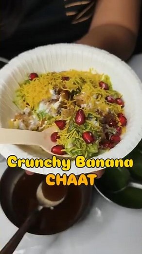 Crunchy Banana Chaat | Raw Banana recipe | कच्या केळी चे चाट | #raw banana #chaatrecipe#kachhakela