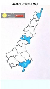 Andhra Pradesh Map Drawing Easy for Beginners || District Map Of Andhra Pradesh #andhrapradesh