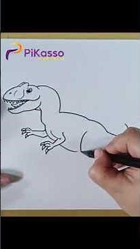 How to Draw a Allosaurus Easy in Less Than One Minutes