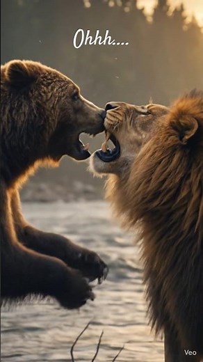 Bear vs Lion: Who's the REAL King of the Jungle?