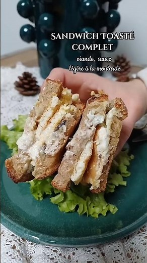Sandwich Toasté rapide complet et gourmand