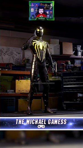 Spider Man Making Black Suite Shorts