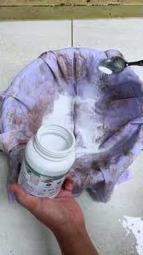 Effective clothing sap stain remover #laundry #stainremover