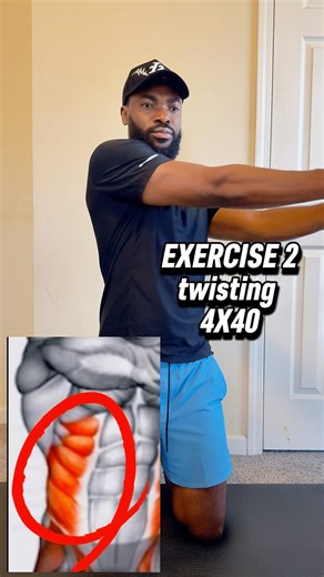 Top 5 simple exercises for obliques #youtubers #mrevfitness #obliques