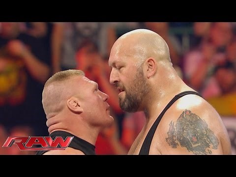 Relive the bone-crunching rivalry between Brock Lesnar and Big Show: Raw, Sept. 28, 2015