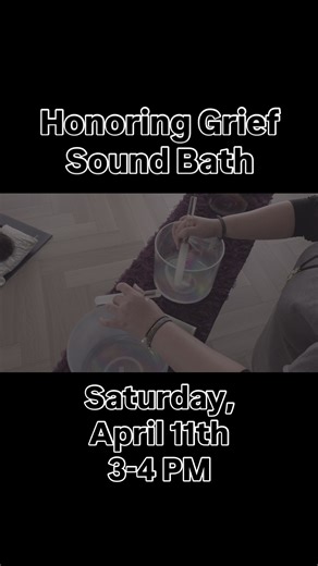 Honoring Grief 🤍✨ Grief isn’t something to “fix” — it’s something to be held, witnessed, and gently moved through. Join us on April 11 from 3–4 PM for a deeply healing Honoring Grief Sound Bath at Astute Counseling & Wellness Services. Sound baths use soothing frequencies and vibrations to help regulate the nervous system, soften emotional intensity, and create space for release. When words fall short, sound allows us to process what we’re carrying in a safe, supported way. ✨ Helps calm the min