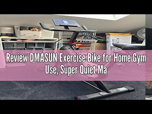 Review DMASUN Exercise Bike for Home Gym Use, Super Quiet Magnetic Indoor Cycling Bike with LCD Momi