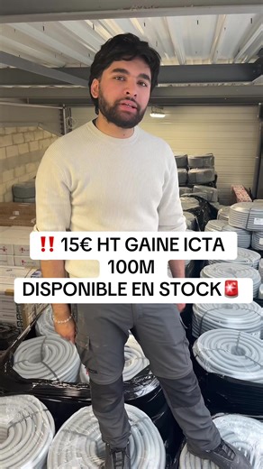 GAINE ICTA DIAMETRE 16/20/25mm Couronne de 100M Avec tire-fil 16,00€ HT (⚠️ Minimum par palette de x30pcs ⚠️) À partir de 18,00€ HT seulement selon le diamètre ✅ 💥PROMO JUSQU’À ÉPUISEMENT DU STOCK 🚨 Disponibles sur notre site WEB (lien ci-dessous ⤵️) 🛒 : Commande 24/7 🌐 : www.aks-distribution.com 📍: Disponible en magasin au : 60 Chemin des Boeufs, 95540 Méry-sur-Oise 33 1 34 67 92 69 #fyp#pourtoiii#pro#electrician #construction