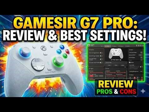 GameSir G7 PRO REVIEW AND BEST SETTINGS!
