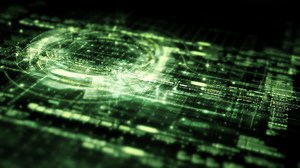 Advanced data matrix simulation UI with cutting-edge digital environment with a dynamic and immersive display of interconnected data matrix information networks systems background | Premium Stock Video Footage