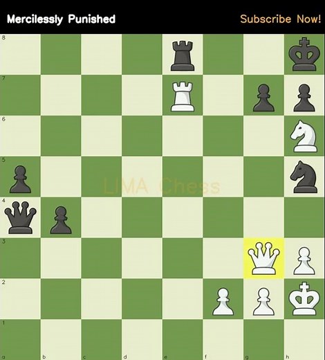 Mercilessly Punished #chesschallenge #tacticstime #queensacrifice