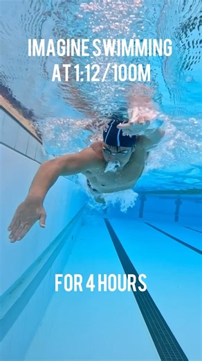 When Andy Donaldson broke the record to cross the Cook Straight, he swam 22.5km in 4hr33min. That’s an average pace of 1:12/100m. We’re going to be breaking down @andy.swimming stroke to discover how he can swim so fast and efficient for such a long time. Stay tuned for more videos | Effortless Swimming