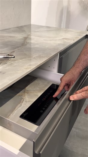 Invisible Cooking with Invisacook Europe on Instagram: "Invisacook is a revolutionary invisible induction cooking system that transforms the way we cook. Installed discreetly beneath a porcelain or ceramic countertop, Invisacook allows you to cook directly on the surface — with no visible burners, no traditional stovetop, and no glass panels. The technology heats only the cookware, while the countertop itself remains cool to the touch, safe, and easy to clean. Whether you're preparing a full mea