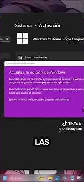 Como pasar Windows Home a PRO Gratis y original #tutorialeswindows11