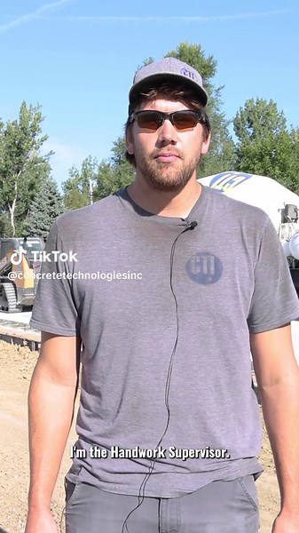 Handwork Supervisor, Brent Banks, gives us an update on what his crew is up to out in Urbandale ⚒️ Great work guys! #cti #concretetech #concreteconstruction