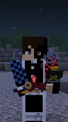 Kamen Rider Evol Cobra Form Henshin in Minecraft Java 1.18.2 #minecraft #mod #shorts #kamenrider