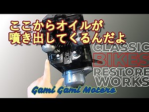 My KZ1000 engine is leaking oil, but the strange noise is probably a bigger problem.