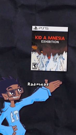 CT on Instagram: "kid a mnesia isn’t a game 🎧 #gaming #radiohead #playstation #art"