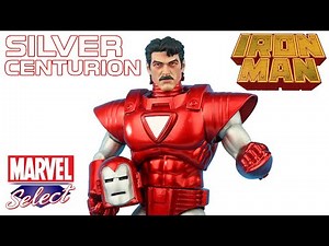 Marvel Select HOMEM DE FERRO SILVER CENTURION - Action Figure Review Diamond Select Toys
