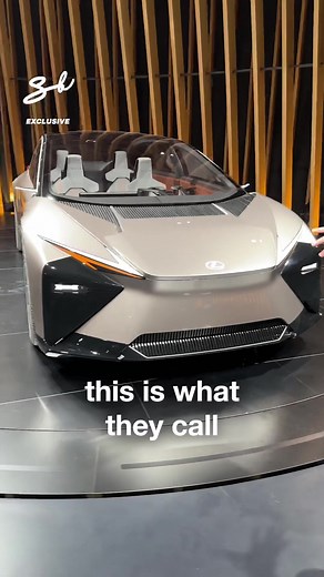 An all-electric sedan with enough futuristic tech inside that it could be a spaceship! 🛸 This is the @Lexus LF-ZC! 🔥😍 #lexus #experienceamazing #lexuselectrified #BEV #concept #electrifiedexperience #JMS2023 #partner