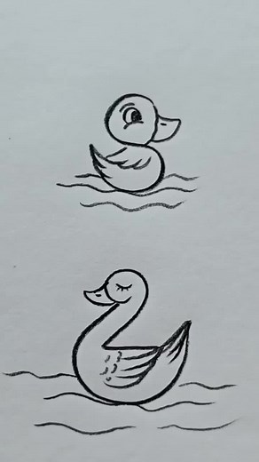 Creative Duck Drawing Tutorial with Letters and Numbers