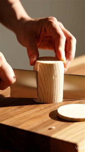 Cutting Maple Wood Like a Cucumber | Realistic Wood Slicing Close-Up