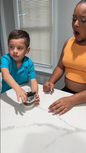 Sibling Rivalry Brother InterruptsSister's Birthday Video 🎂 #short #siblings #sisterbirthday