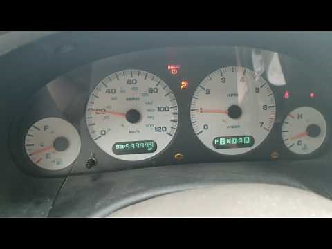 How to reset the dash on a 2002 Dodge Grand Caravan
