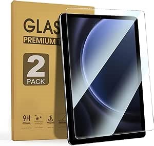 ZenRich [2 Pack Anti Blue Light Tempered Glass for Samsung Galaxy Tab S10 FE/S9 FE/A9 Plus – HD Clarity, Eye Protection, Scratch Resistant, Easy Install