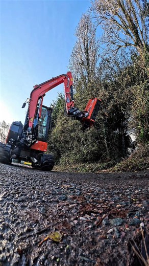 2.7K views · 658 reactions | Just the Snip. #kubota #excavator #flail #construction #trimming #agriculture #groundworks #Construction | Cra Will | Facebook