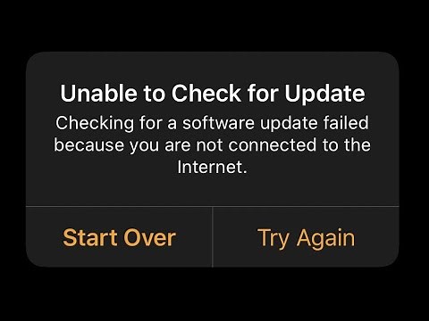 Unable to Check for watchOS 9 Update Because you are Not Connected to the Internet