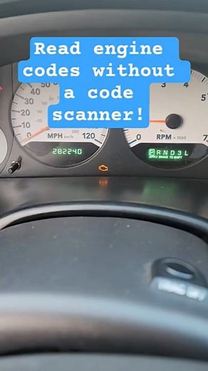 Read Check Engine Light Codes WITHOUT a scanner! Dodge Jeep Chrysler Etc. #jeep #dodge #chrysler
