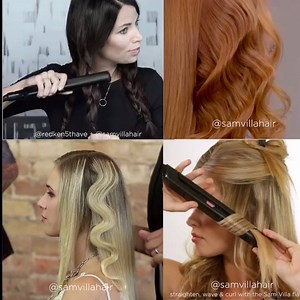 42K views · 604 reactions | Check out these 4 different techniques to curl hair. Your client will love these easy techniques as well... show them how and add value behind the chair! | Sam Villa Professional | Facebook