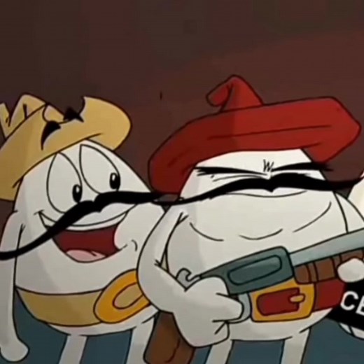 Huevos Cartoon: El Beso de los Compadres