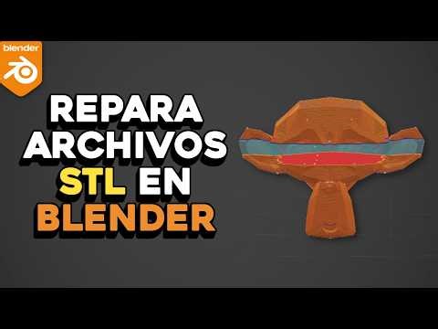 Cómo Reparar Modelos STL en Blender para Impresión 3D