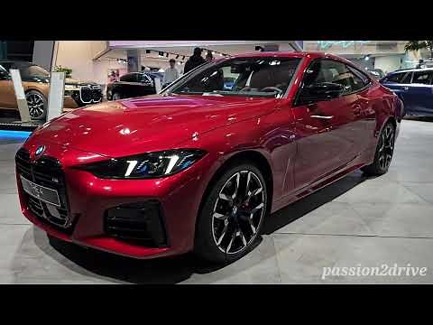 All new BMW 4 series | BMW M440i xDrive Coupe in Fire Red metallic | 8K video #bmwm