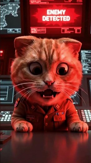 USA Army Cat – One Soldier Saves the Entire Base! #foryou #shortsvideo #catlovers