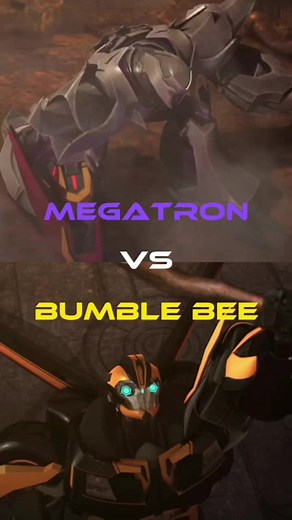 Bumblebee vs Megatron: Intense Transformers Battle