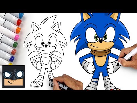 How To Draw Sonic the Hedgehog | Sonic Boom