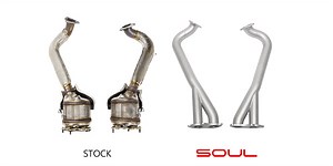New Soul Performance Over Axle Pipes for Porsche 718 GT4 / Spyder / GTS Cayman